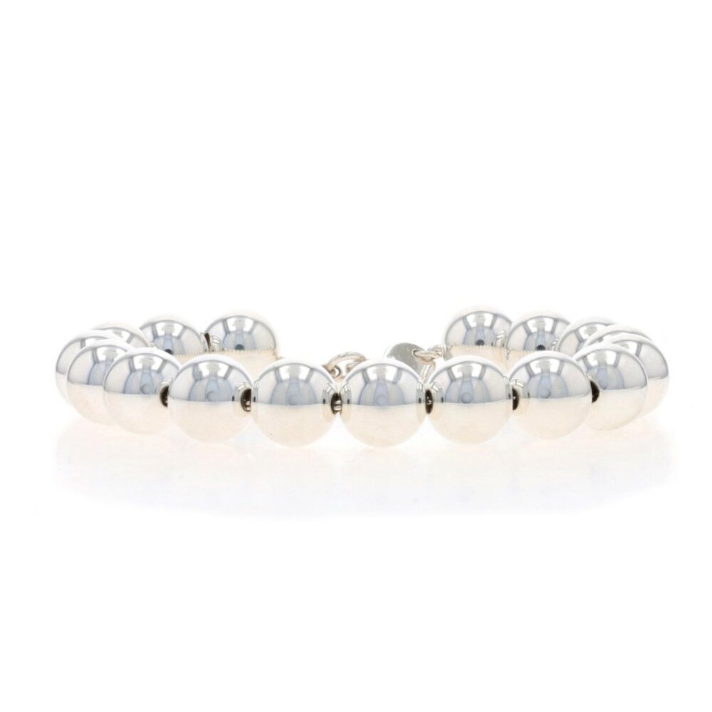 Tiffany & Co. HardWear 10mm Ball Beaded Bracelet 7 1/2" - Sterling Silver 925